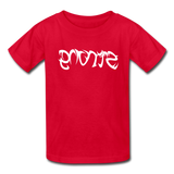 STRONG in Tribal Characters - Child's T-Shirt - red