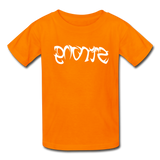 STRONG in Tribal Characters - Child's T-Shirt - orange