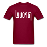 PROUD in Abstract Lines - Classic T-Shirt - burgundy