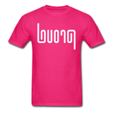 PROUD in Abstract Lines - Classic T-Shirt - fuchsia