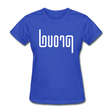 PROUD in Abstract Lines - Women's Shirt - royal blue