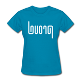 PROUD in Abstract Lines - Women's Shirt - turquoise