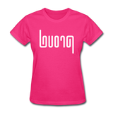 PROUD in Abstract Lines - Women's Shirt - fuchsia