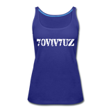 SURVIVOR in Stenciled Characters - Premium Tank Top - royal blue