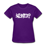 SOBER in Graffiti - Women's Shirt - purple