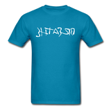 BREATHE in Ink Characters - Classic T-Shirt - turquoise
