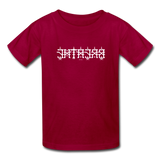 BREATHE in Temples - Child's T-Shirt - dark red