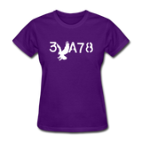 BRAVE in Stenciled Characters - Women's Shirt - purple