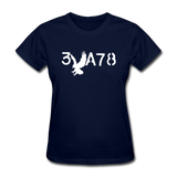 BRAVE in Stenciled Characters - Women's Shirt - navy