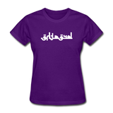 BREATHE in Abstract Characters - Women's Shirt - purple