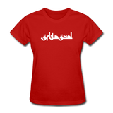 BREATHE in Abstract Characters - Women's Shirt - red