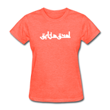 BREATHE in Abstract Characters - Women's Shirt - heather coral
