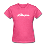 BREATHE in Abstract Characters - Women's Shirt - heather pink