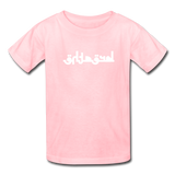 BREATHE in Abstract Characters - Child's T-Shirt - pink