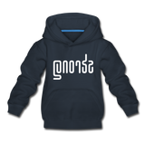 STRONG in Abstract Lines - Children's Hoodie - navy