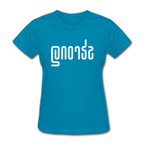 STRONG in Abstract Lines - Women's Shirt - turquoise