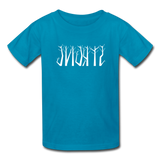 STRONG in Trees - Child's T-Shirt - turquoise