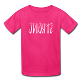 STRONG in Trees - Child's T-Shirt - fuchsia