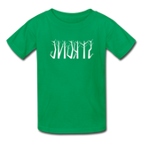 STRONG in Trees - Child's T-Shirt - kelly green