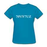 SURVIVOR in Characters & Semicolon - Women's Shirt - turquoise