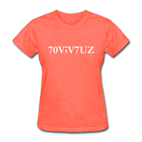 SURVIVOR in Characters & Semicolon - Women's Shirt - heather coral