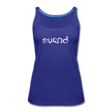 BRAVE in Tribal Characters - Premium Tank Top - royal blue