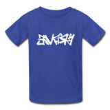 BRAVE in Graffiti - Child's T-Shirt - royal blue
