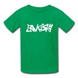 BRAVE in Graffiti - Child's T-Shirt - kelly green