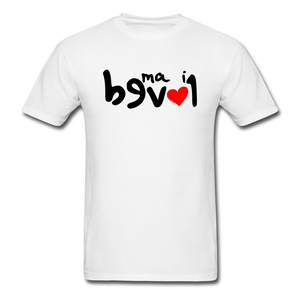 LOVED in Drawn Characters - Classic T-Shirt - white