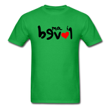 LOVED in Drawn Characters - Classic T-Shirt - bright green