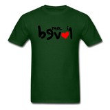 LOVED in Drawn Characters - Classic T-Shirt - forest green