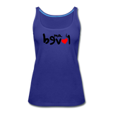 LOVED in Drawn Characters - Premium Tank Top - royal blue