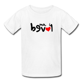 LOVED in Drawn Characters - Child's T-Shirt - white