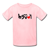 LOVED in Drawn Characters - Child's T-Shirt - pink