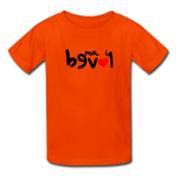 LOVED in Drawn Characters - Child's T-Shirt - orange