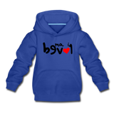 LOVED in Drawn Characters - Children's Hoodie - royal blue