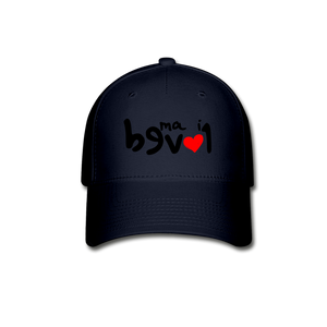 LOVED in Drawn Characters - Baseball Cap - navy