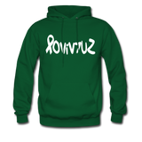 SURVIVOR in Ribbon & Writing - Adult Hoodie - forest green