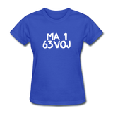 LOVED in Painted Characters - Women's Shirt - royal blue
