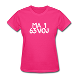 LOVED in Painted Characters - Women's Shirt - fuchsia
