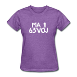 LOVED in Painted Characters - Women's Shirt - purple heather