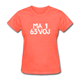 LOVED in Painted Characters - Women's Shirt - heather coral