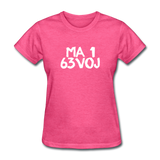 LOVED in Painted Characters - Women's Shirt - heather pink