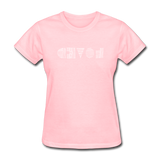 LOVED in Scratched Lines - Women's Shirt - pink