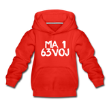LOVED in Painted Characters - Children's Hoodie - red