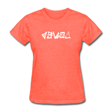 LOVED in Graffiti - Women's Shirt - heather coral