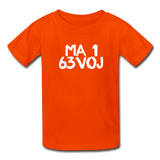 LOVED in Painted Characters - Child's T-Shirt - orange