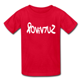 SURVIVOR in Ribbon & Writing - Child's T-Shirt - red