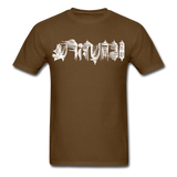 BEAUTIFUL in Scratch Characters - Classic T-Shirt - brown