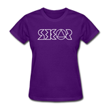 SOBER in Jagged Lines - Women's Shirt - purple